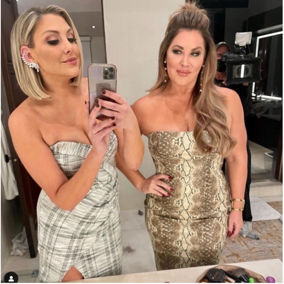 Katie May Vixen Strapless Faux Leather
Snake Midi Dress - Picture 6 of 13